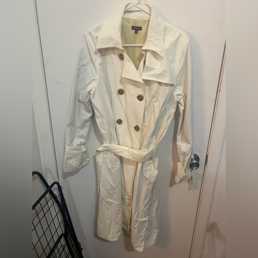 J. Peterman Ivory Trench Coat